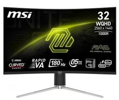 180hz monitorius - LCD Monitor|MSI|MAG 325CQRF QD E2|31.5"|Gaming/Curved|Panel VA|2560x1440|16:9|180 Hz|0.5 ms|Colour Black|MAG325CQRFQDE2 - 27 nuotrauka