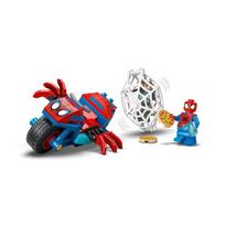 lego motociklas - LEGO Marvel Spidey ir jo Išskirtiniai Draugai Spidey ant savo Moto prieš Rhino 11206 - 4 nuotrauka