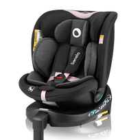 LIONELO NAVY I-SIZE AUTOMOBILINĖ KĖDUTĖ, 0-36 KG, Juoda/Rožinė (Black/Pink)