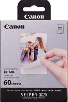 canon rasalo kaset - Canon XC-60L fotopopierius + rašalo kasetė 60 lapų (54x85mm) - 1 nuotrauka