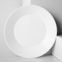 lekstes - Luminarc Harena Pietų lėkštė, Ø 25 cm, balta (White) - 1 nuotrauka