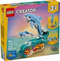 lego 3 in 1 - LEGO Creator Jūrų gyvūnai: gražūs delfinai 31385 - 3 nuotrauka