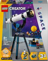 lego 3 in 1 - LEGO Creator 3in1 Kosmoso tyrinėjimo teleskopas 31378 - 1 nuotrauka
