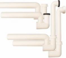 Kondensacinis sifonas DN32x40mm su atbuliniu vožtuvu (HL136N) HL136N