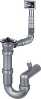 Sifonas plieninėms plautuvėms Deante ZXY_9921, Steel