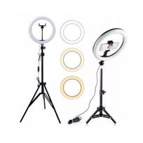 Goapa LED Ring Light F-260 su trikoju ir Bluetooth pulteliu 26cm