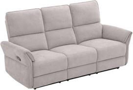 recliner sofa - Sofa-reglaineris Home4You DAMIKA, 3-vietė, pilka (Grey) - 1 nuotrauka