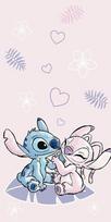 Rankšluostis Disney Lilo and Stitch, rožinis (Pink), 70x140 cm