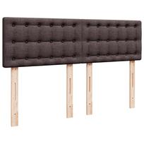 lova 140x200 - Lova Lygaus dizaino su spyruoklėmis ir čiužiniu, 140x200 cm, tamsiai ruda (Dark Brown) - 3 nuotrauka