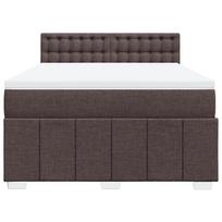lova 140x200 - Lova Lygaus dizaino su spyruoklėmis ir čiužiniu, 140x200 cm, tamsiai ruda (Dark Brown) - 7 nuotrauka