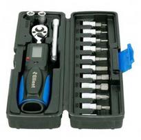 Ellient Tools SW3054, Dinamometrinis raktas 1/4" 6-30 Nm su antgalių rinkiniu