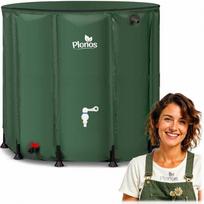 vandens talpyklos - Lietaus vandens rezervuaras Plonos PL-523, 1000 l, žalias (Green) - 1 nuotrauka