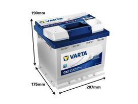akumuliatorius 70a - Varta BD C22, 52Ah 470A 12V - 2 nuotrauka