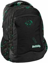 Mokyklinė kuprinė BEUNIQ BU25SE-2808, juoda/žalia (Black/Green)