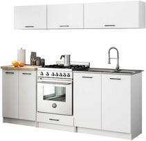 olivia virtuve - Virtuvės baldų komplektas Akord Oliwia G1 2.0 m, baltas (White) - 1 nuotrauka
