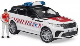 BRUDER Range Rover Velar greitosios pagalbos automobilis su vairuotoju, balta (White) 1:16
