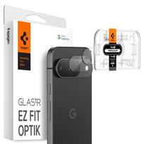 Spigen "Glas.tR Optik EZ Fit" Apsauginė Plėvelė Google Pixel 9 - Skaidri (Transparent) - 2 vnt.