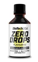 Funkcinis maistas BioTech USA Zero Drops Flavouring, bananų skonio, 0.05 l