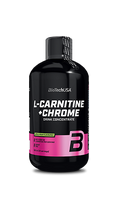 l karnitinas - Maisto papildas BioTech USA Liquid L-Carnitine   Chrome, 0.5 l - 1 nuotrauka