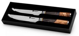 Kamazaki Damasko plieno peilių rinkinys kepsniams KZI111STK, 2 vnt., 13 cm