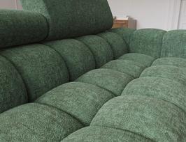 sofas zalia lova kampas - Kampinė sofa-lova Felro Amore 35, žalia (Green) - 2 nuotrauka