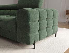 sofas zalia lova kampas - Kampinė sofa-lova Felro Amore 35, žalia (Green) - 3 nuotrauka