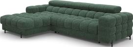 sofas zalia lova kampas - Kampinė sofa-lova Felro Amore 35, žalia (Green) - 7 nuotrauka