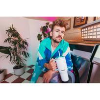 kambukka gertuves - Kambukka Rio Tumbler, 950 ml, Frosty Coconut, balta/mėlyna - Termogertuvė - 11 nuotrauka