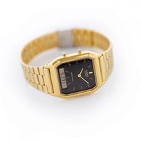 casio unisex - CASIO AQ-230GA-5A Vintage Maxi Unisex Laikrodis (Brown) - 5 nuotrauka