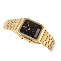 casio unisex - CASIO AQ-230GA-5A Vintage Maxi Unisex Laikrodis (Brown) - 6 nuotrauka