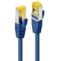 tinklo kabelis 50m - Lindy Patchkabel Cat6A S/FTP LSOH Cat7 Rohkabel blau 7.50m - 3 nuotrauka