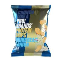Baltyminiai traškučiai grietinės ir svogūnų skonio PRO!BRANDS, 50 g