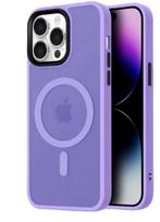 apple iphone 16 pro max magsafe - Hurtel Magnetic Collection MagSafe Case for iPhone 16 Pro Max - Violetinė (Purple) - 1 nuotrauka