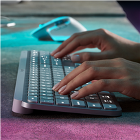 logitech master klaviatura - Logitech MX Keys S EN (Šviesiai pilka) - 4 nuotrauka