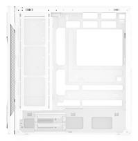 atx korpusai - ADATA STARKER AIR BTF MidiTower ATX EATX MicroATX MiniITX Balta (White) - 5 nuotrauka