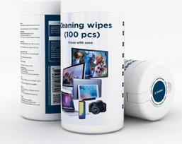 cleanis serveteles - CLEANING WIPES 100PCS/CK-AWW100-01 GEMBIRD - 1 nuotrauka