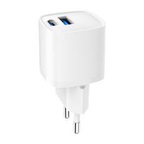 type c pakrovejas - CHARGER USB UNIVERSAL WHITE/2P TA-UC-2AC12-01 GEMBIRD - 3 nuotrauka