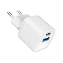 type c pakrovejas - CHARGER USB UNIVERSAL WHITE/2P TA-UC-2AC12-01 GEMBIRD - 4 nuotrauka