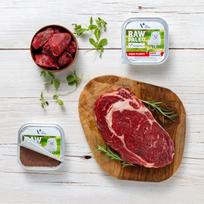 raw maistas sunims - Šlapias šunų maistas Raw Paleo, jautiena, 0.15 kg - 1 nuotrauka