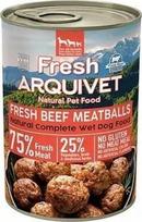 Šlapias šunų maistas Arquivet Fresh Beef Meatballs, 0.4 kg