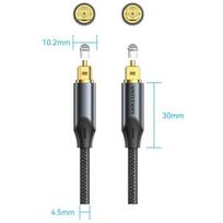 optical audio cable - Optical Audio Cable Vention 5m (Black) - 7 nuotrauka