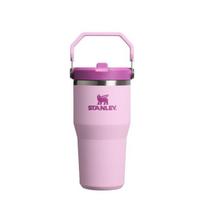 Stanley IceFlow Flip Straw Tumbler, 0.6 l, vyšnių žiedų (Cherry Blossom)