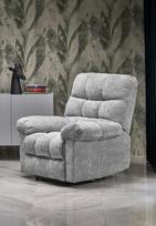 Fotelis reglaineris Leisure Furniture Amore, pilkas (Grey)