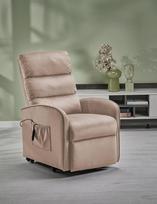 Fotelis reglaineris Halmar Maroni, smėlinė (Beige)