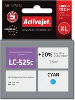 Rašalinio spausdintuvo kasetė ActiveJet AB-525CN Cartridge 15ml Cyan