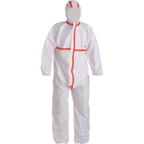 darbo kombinezonai - Darbo kostiumas Cerva Chemsafe 400, balta, XXL dydis - 1 nuotrauka