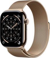l cell - Apple Watch Series 11 46mm Auksinis Titano (Gold Titanium) su Auksiniu Milanese Dirželiu (Gold Milanese Loop) - 1 nuotrauka
