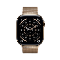 l cell - Apple Watch Series 11 46mm Auksinis Titano (Gold Titanium) su Auksiniu Milanese Dirželiu (Gold Milanese Loop) - 2 nuotrauka