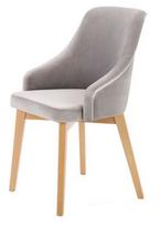 Halmar Toledo Chairs Honey Oak Grey 2pcs