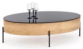 Halmar Coffee Table Zenga Golden Oak/Black